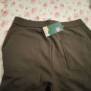 Straight leg casual pants